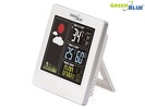 Miniatura zdjęcia: Stacja pogody GreenBlue GB521W white, biała bezprzewodowa z systemem DCF