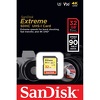Miniatura zdjęcia: Karta SanDisk Extreme SDHC 32GB 90/40 MB/s V30 UHS-I U3 (SDSDXVE-032G-GNCIN)