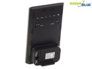 Miniatura zdjęcia: Stacja pogody GreenBlue GB520 black, czarna bezprzewodowa DCF, ciśnienie, fazy księżyca, ładowarka USB