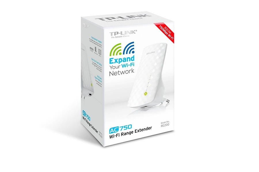 Zdjęcie produktu: TP-Link RE200 Wireless Range Extender 802.11b/g/n/ac AC750 Wall-Plug
