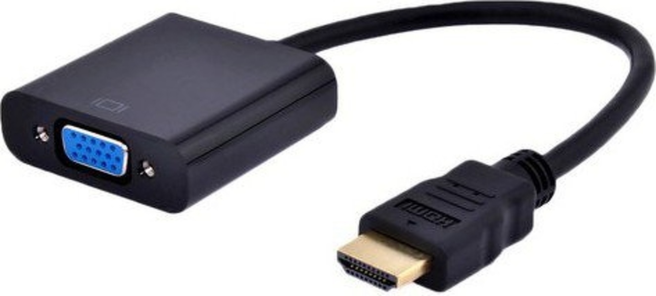 Zdjęcie produktu: Gembird Adapter HDMI-A(M) do VGA(F) Na Kablu (A-HDMI-VGA-04)
