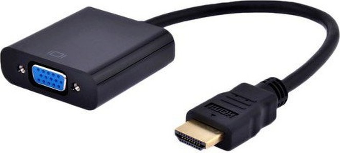 Miniatura produktu: Gembird Adapter HDMI-A(M) do VGA(F) Na Kablu (A-HDMI-VGA-04)