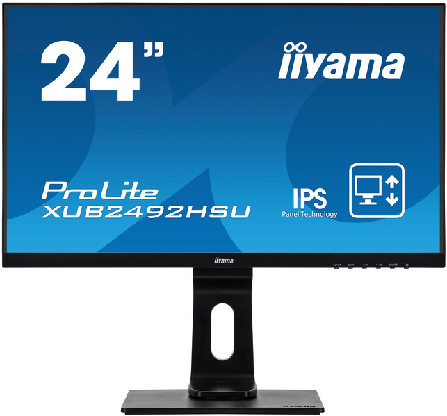 Zdjęcie produktu: iiyama ProLite XUB2492HSU-B1 24" FHD IPS 60Hz 4ms PIVOT - z gwarancją iiyama 3 lata - zero martwych pikseli 30 dni
