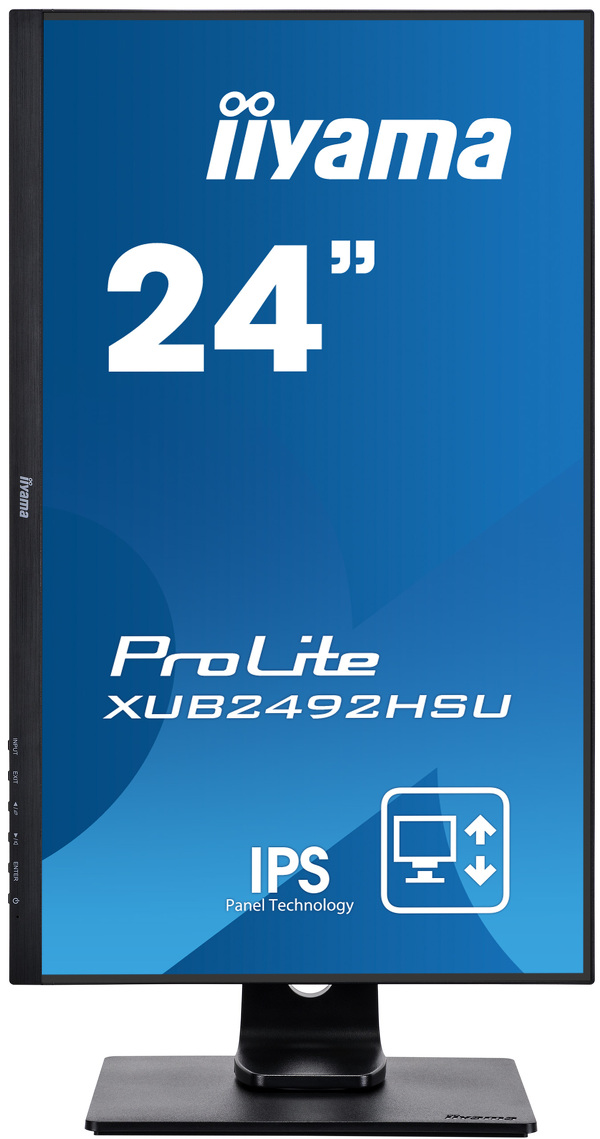 Zdjęcie produktu: iiyama ProLite XUB2492HSU-B1 24" FHD IPS 60Hz 4ms PIVOT - z gwarancją iiyama 3 lata - zero martwych pikseli 30 dni