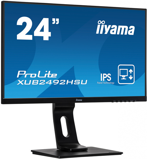 Zdjęcie produktu: iiyama ProLite XUB2492HSU-B1 24" FHD IPS 60Hz 4ms PIVOT - z gwarancją iiyama 3 lata - zero martwych pikseli 30 dni