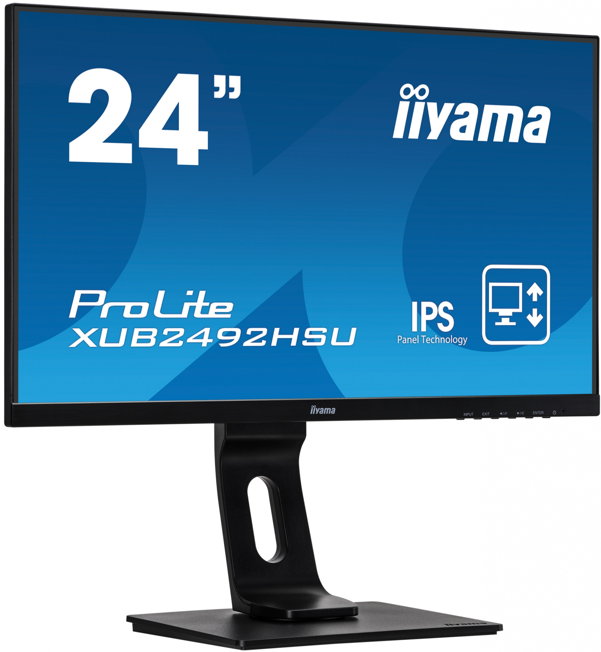 iiyama ProLite XUB2492HSU-B1 24" FHD IPS 60Hz 4ms PIVOT - z gwarancją iiyama 3 lata - zero martwych pikseli 30 dni