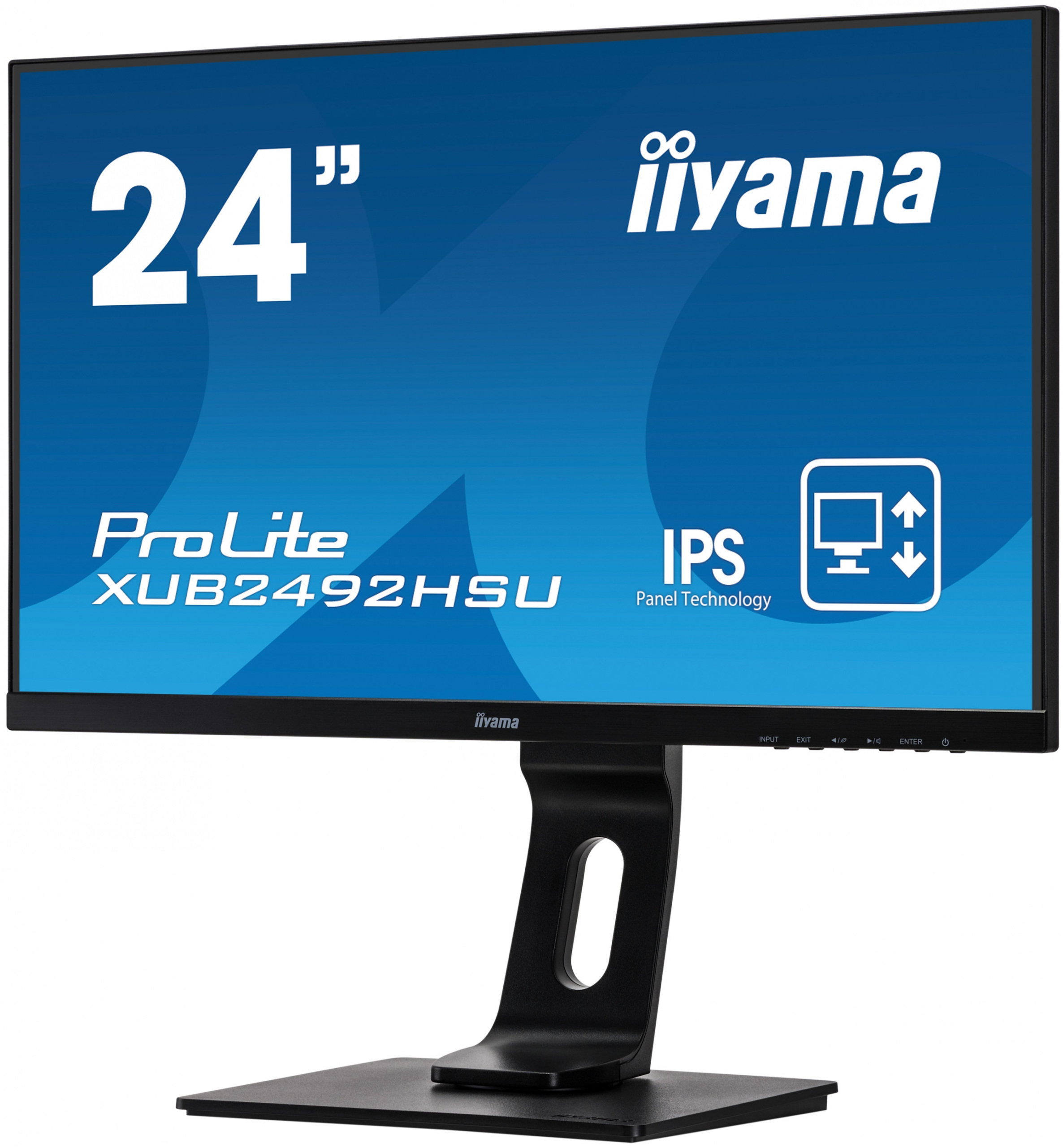 iiyama ProLite XUB2492HSU-B1 24" FHD IPS 60Hz 4ms PIVOT - z gwarancją iiyama 3 lata - zero martwych pikseli 30 dni
