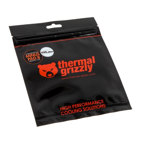 Zdjęcie produktu: Thermopad Thermal Grizzly Minus Pad 8 - 30 x 30 x 1,5mm