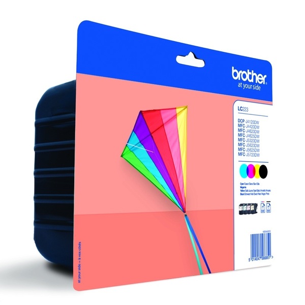 Zdjęcie produktu: Zestaw Tuszy Brother LC223VALBP LC-223VALBP Multipack (C+M+Y+BK) LC223C+LC223M+LC223Y+LC223BK