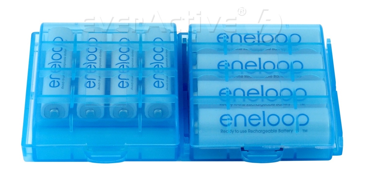 Zdjęcie produktu: Uniwersalny pojemnik na akumulatorki R6/AA R03/AAA niebieski Zdjęcie produktu: Uniwersalny pojemnik na akumulatorki R6/AA R03/AAA niebieski