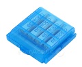 Miniatura zdjęcia: Uniwersalny pojemnik na akumulatorki R6/AA R03/AAA niebieski Miniatura zdjęcia: Uniwersalny pojemnik na akumulatorki R6/AA R03/AAA niebieski