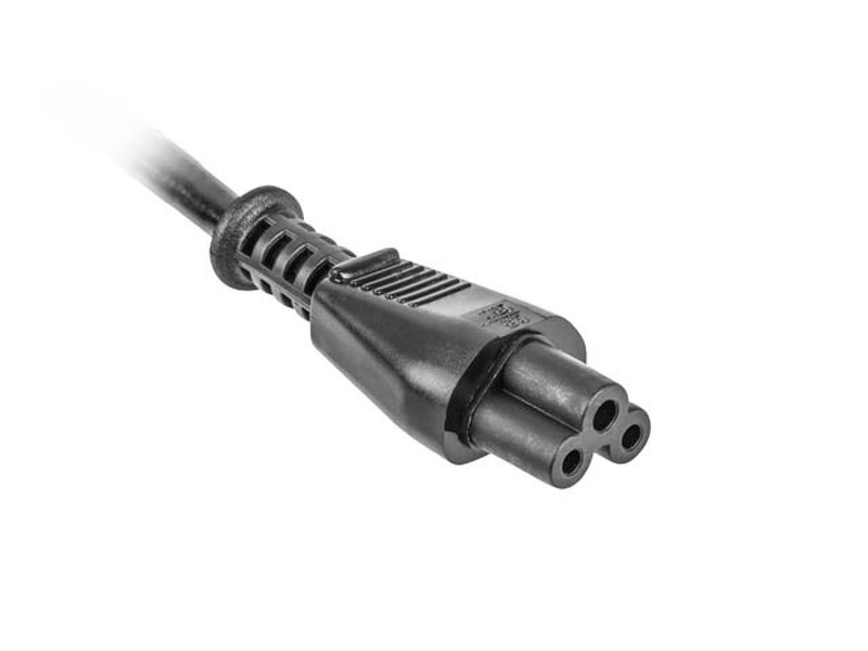 Zdjęcie produktu: Natec Extreme Media kabel zasilający laptop (MIKI) IEC320 C5 VDE Spirala 0.6-2.5m (NKA-0846)