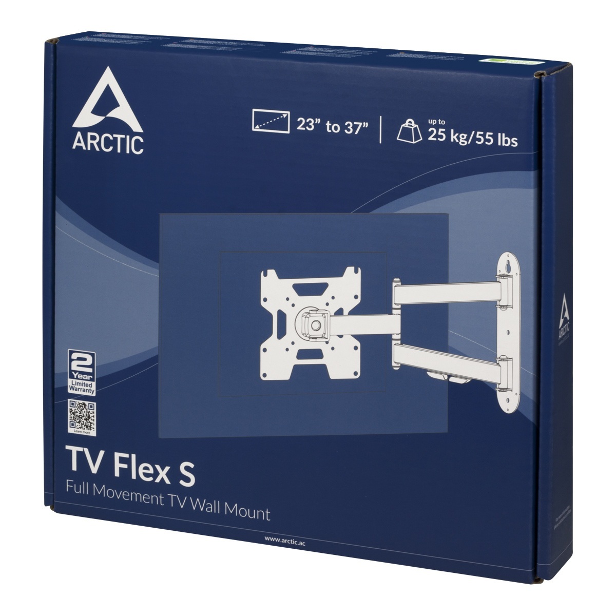 Arctic TV Flex S, uchwyt ścienny do telewizorów od 22" do 37"