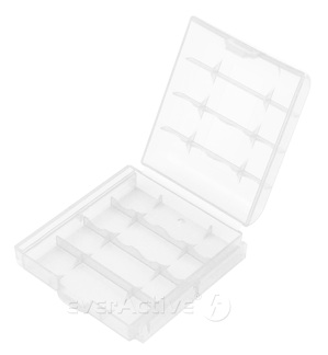 Miniatura produktu: Uniwersalny pojemnik na akumulatorki R6/AA R03/AAA biały