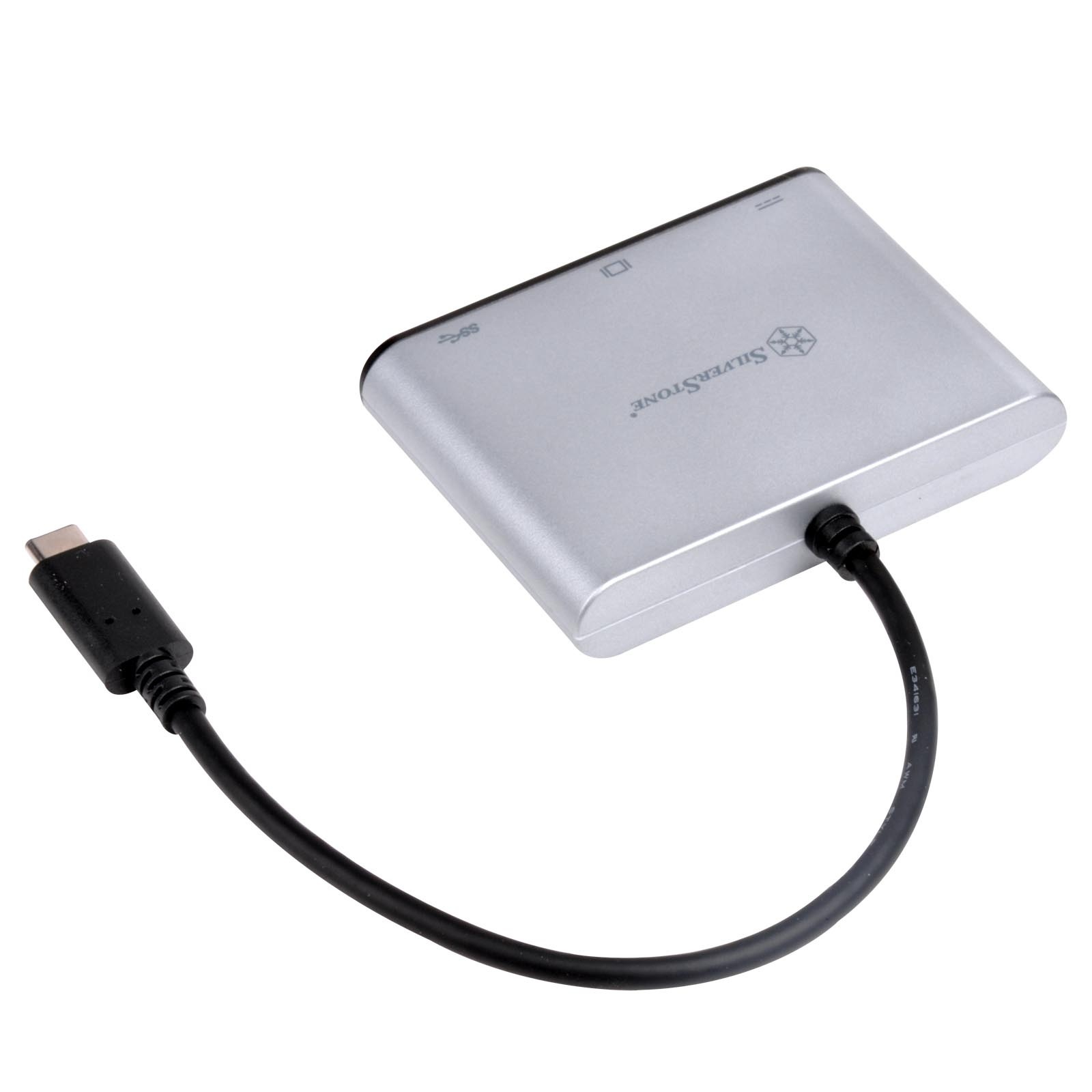 Silverstone EP06C (SST-EP06C) Adapter USB 3.1 Type-C do USB Type-A , Type-C x 1 (port ładowania) oraz złącze VGA