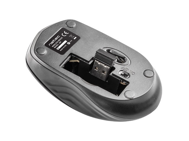 Mysz Natec Jay Nano 2.4GHz, Bezprzewodowa Optyczna 1600 DPI Mysz Natec Jay Nano 2.4GHz, Bezprzewodowa Optyczna 1600 DPI