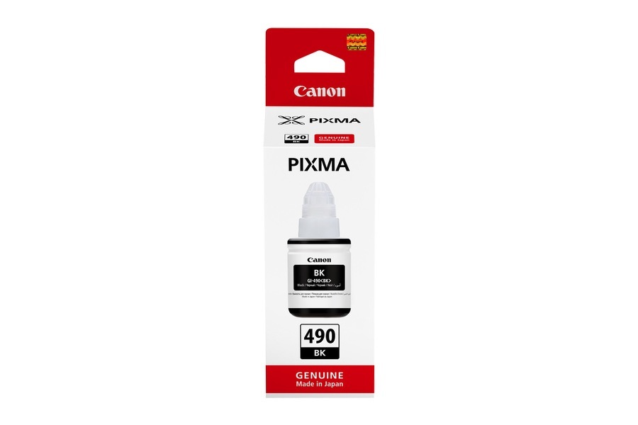 Zdjęcie produktu: Butelka z tuszem Canon GI-490Bk Black 0663C001 ! Zdjęcie produktu: Butelka z tuszem Canon GI-490Bk Black 0663C001 !