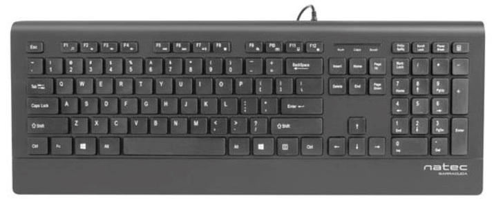 Miniatura produktu: Klawiatura Natec Barracuda Slim, multimedialna (NKL-0876)