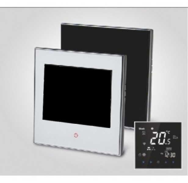 Zdjęcie produktu: Touchme TM2001GBS2LW Termostat pokojowy, ukł. elektryczny 16A, biały