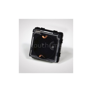 Miniatura produktu: Touchme TM6242B Gniazdo schuko z klapką, modułowe czarne