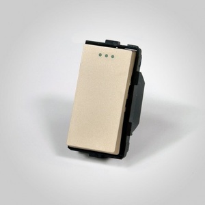 Miniatura produktu: Touchme ME614G 1/2 modułu - mechanizm pojedynczy, złoty