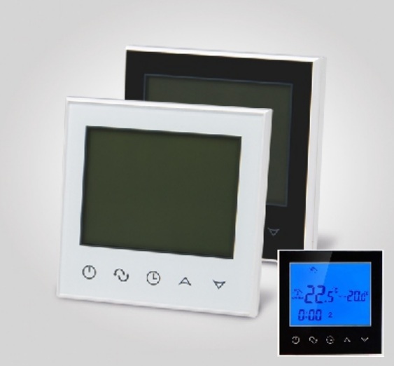 Touchme TM321GBS2LW Termostat pokojowy, ukł. elektryczny 16A, biały