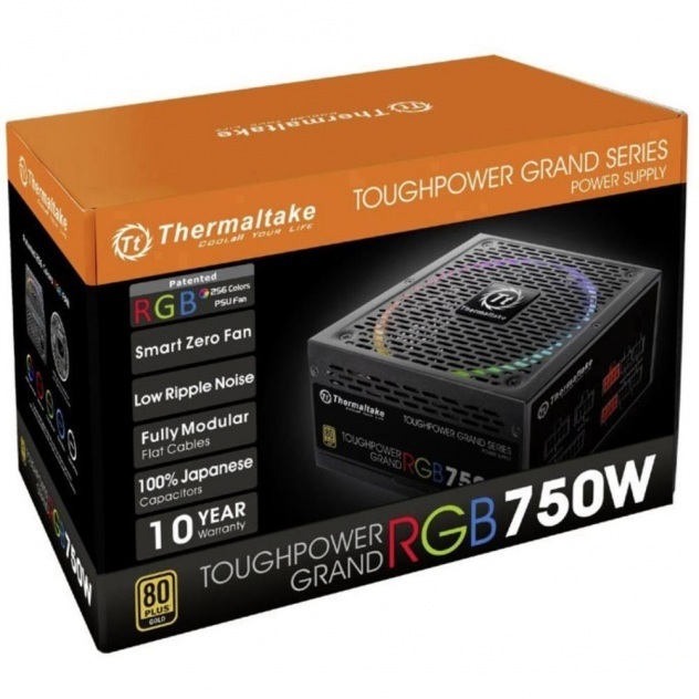 Thermaltake Toughpower Grand RGB 650W Mod. (80+ Gold, 4xPEG, 140mm)