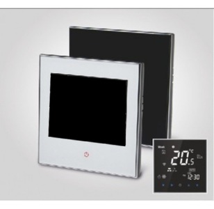 Miniatura produktu: Touchme TM2001GBS2LB Termostat pokojowy, ukł. elektryczny 16A, czarny