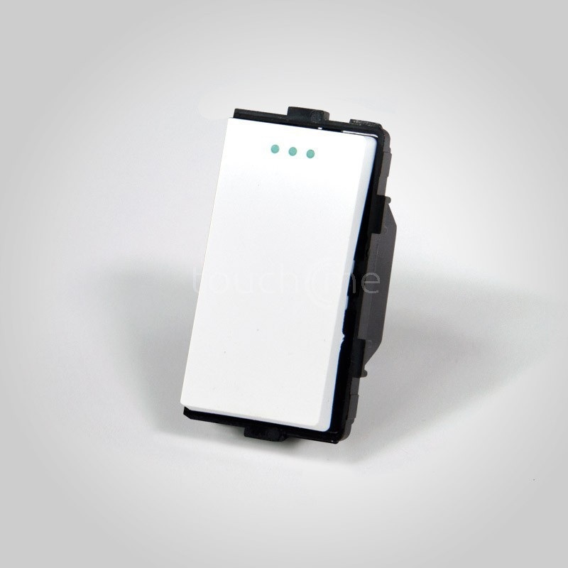 Touchme ME615W 1/2 modułu - mechanizm pojedynczy schodowy, biały