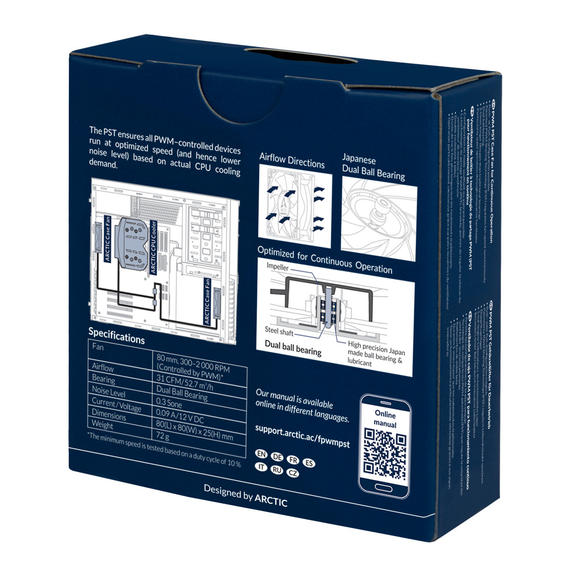 Wentylator Arctic F8 PWM PST CO 80mm Wentylator Arctic F8 PWM PST CO 80mm