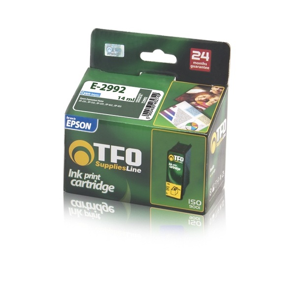 Zdjęcie produktu: Tusz TFO E-2992 Epson T2992 Cyan 14ml Zdjęcie produktu: Tusz TFO E-2992 Epson T2992 Cyan 14ml