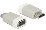 Miniatura zdjęcia: Delock Adapter HDMI-A(M) do VGA(F) Mini Rozmiar (65472)
