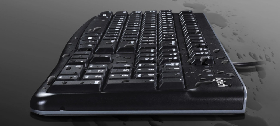 Logitech Mk120 Zestaw Desktop Wodoodporna