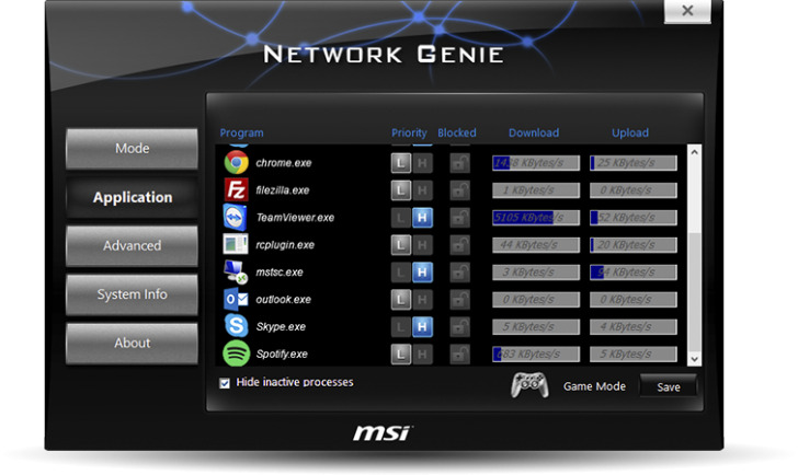Network Screenshot