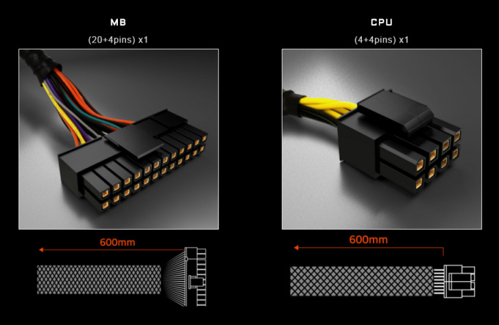 Zasilacz Gigabyte P650b 650w Pic4