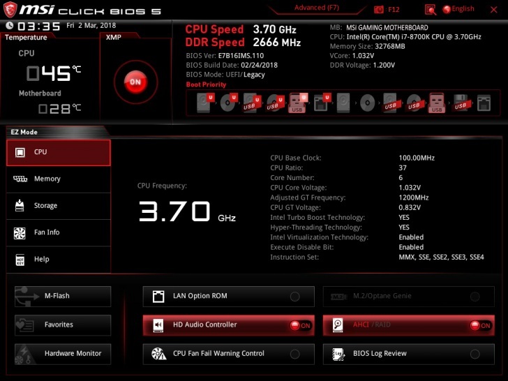 H370 Gaming Pro Carbon Bios1
