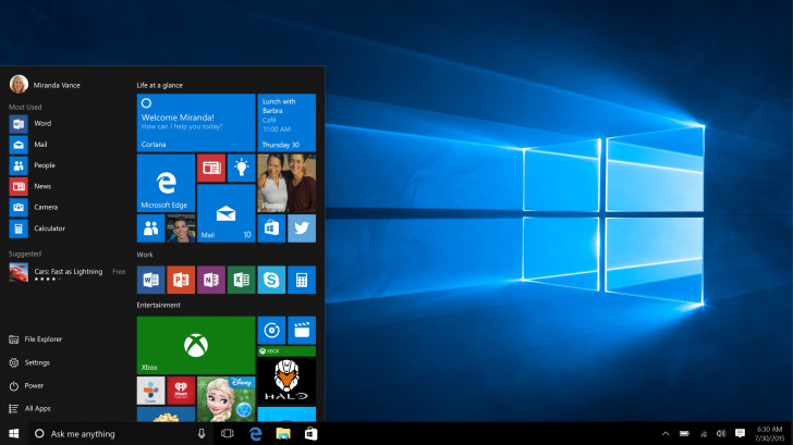Windo Windows Tenn Screen