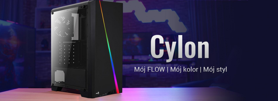 Aerocool Cylon Rgb Bk