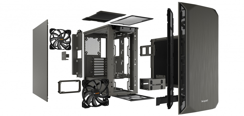 Be Quiet Pure Base 500 Szara