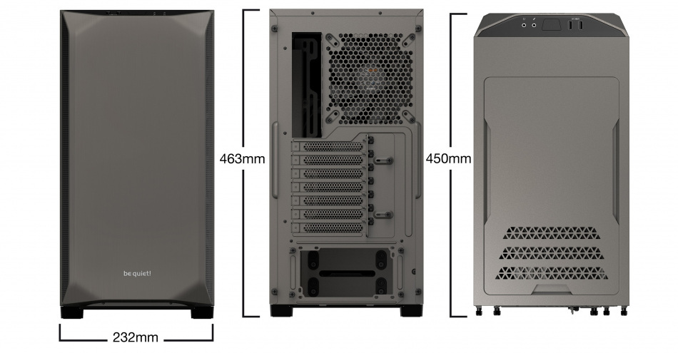 Be Quiet Pure Base 500 Szara Tg Wymiary