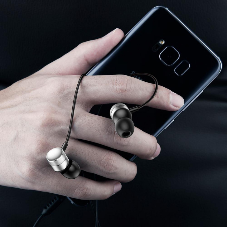 Baseus Encok H04 Hgh04 01 Sluchawki Przewodowe Dokanalowe Z Mikrofonem Czarne 7