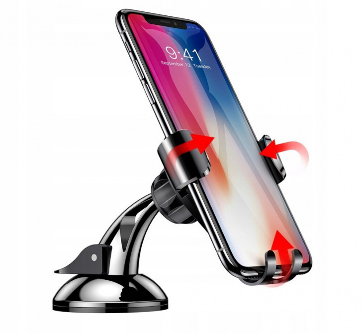 Baseus Samochodowy Uchwyt Magnetyczny Na Telefon Do Kratki Sugx A01 Czarny 7