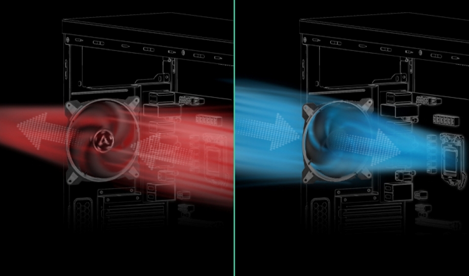 Arctic Bionix F140 Pwm Pst Czarno Szary Wentylacja