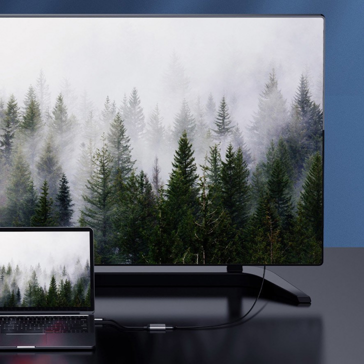 Pol Pl Baseus Enjoyment Przejsciowka Adapter Hub Usb Typ C Na Vga Usb Typ C Pd Do Macbook Pc Szary Cahub O0g 51075