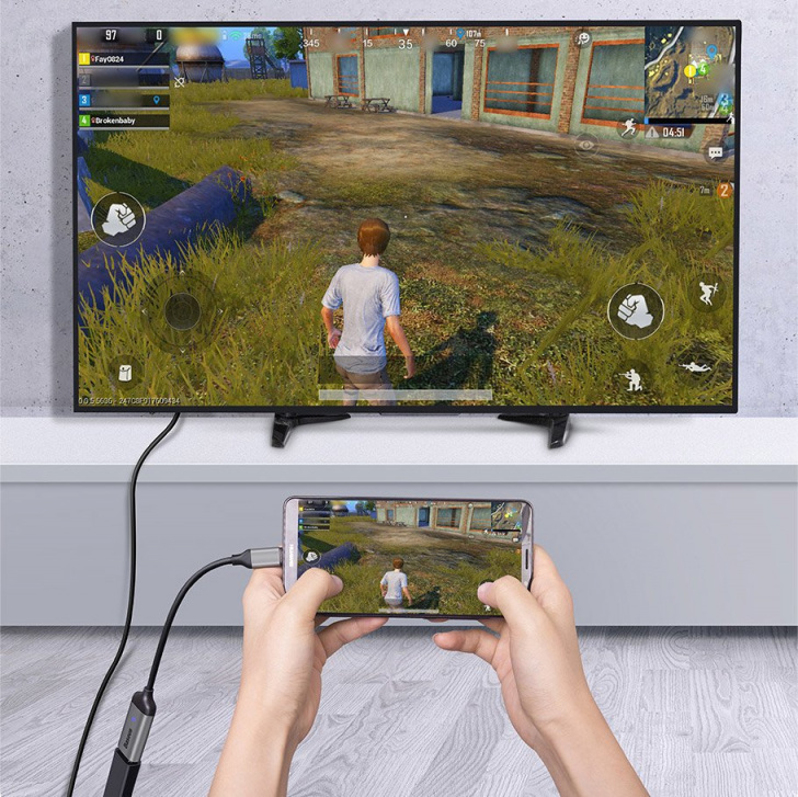 Pol Pl Baseus Enjoyment Przejsciowka Adapter Hub Usb Typ C Na Vga Usb Typ C Pd Do Macbook Pc Szary Cahub O0g 51075