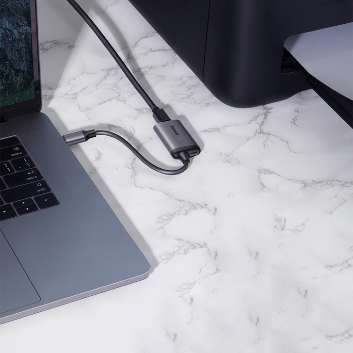 Pol Pl Baseus Enjoyment Przejsciowka Adapter Hub Usb Typ C Na Vga Usb Typ C Pd Do Macbook Pc Szary Cahub O0g 51075