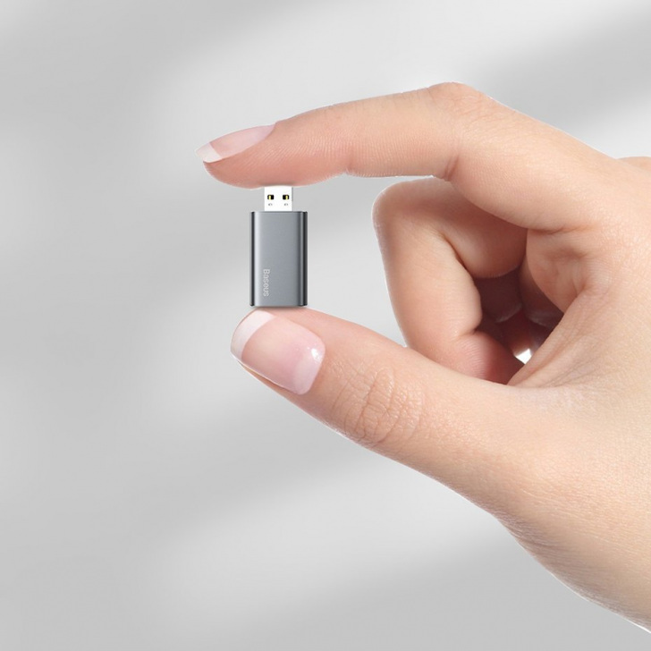 Pol Pl Baseus Pamiec Przenosna Pendrive 32 Gb Z Dodatkowym Portem Usb Do Ladowania Srebrny Acup B0s 60590