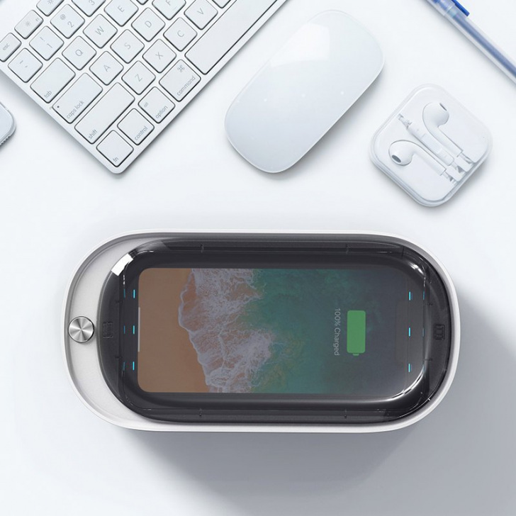 Pol Pl Sterylizator Uv Do Dezynfekcji Telefonow Drobnych Przedmiotow Antybakteryjny Bialy 60298 7