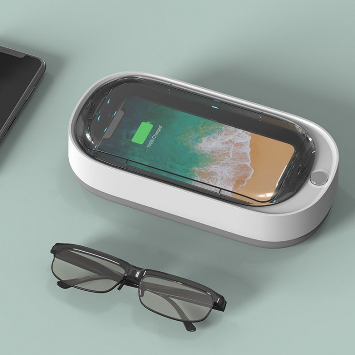 Pol Pl Sterylizator Uv Do Dezynfekcji Telefonow Drobnych Przedmiotow Antybakteryjny Bialy 60298 9