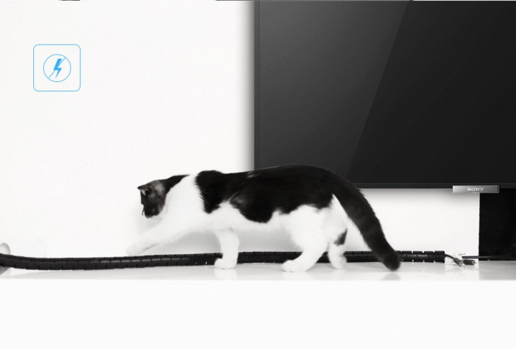 Pol Pl Ugreen Maskownica Organizer Do Kabli 1 5m Czarny 30818 57451 6